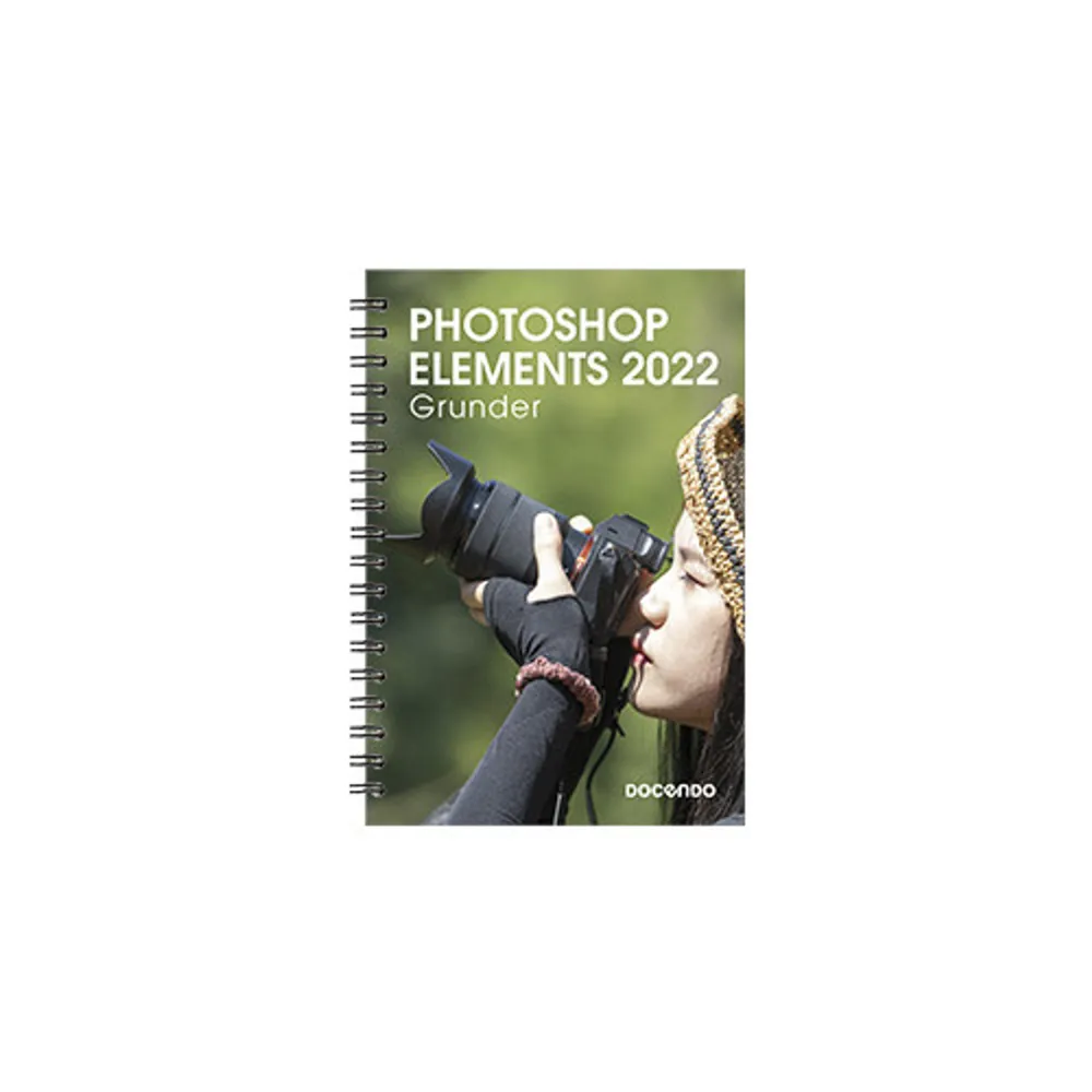 Photoshop Elements 2022 är ett bildredigeringsprogram som hjälper dig att bearbeta och förbättra dina digitala bilder. I programmet får du en överblick av dina olika mediefiler och kan enkelt göra dina foton ännu bättre. I boken kommer du att få lära dig att förbättra foton genom att justera ljus, kontrast, färger med mera. Vi börjar med att beskriva några enkla ­metoder för detta, bland annat direktkorrigering och grundläggande ­guider. Där­efter går vi över på mer avancerade funktioner och tittar även på olika typer av roliga redigeringar som du kan göra. Du får dessutom lära dig att hantera kataloger för att skapa en grundstruktur bland dina filer och hur du kan använda taggar och album för att lättare hitta bland dina foton. Programmet ger dig även flera möjligheter att skapa fina bildobjekt som bildspel, fotoböcker och fotokollage, med eller utan text. Du lär dig även att skicka foton med e-post. Boken kan användas för både pc och Mac. I boken varvas teoridelar med steg för steg-beskrivningar som är lätta att följa. I de extra övningarna får du arbeta självständigt och pröva dina nyvunna kunskaper. Övningsfilerna till boken laddar du ner utan kostnad från vår webbplats docendo.se    Format Spiral   Omfång 160 sidor   Språk Svenska   Förlag Docendo   Utgivningsdatum 2022-02-17   ISBN 9789175311586  . Böcker.