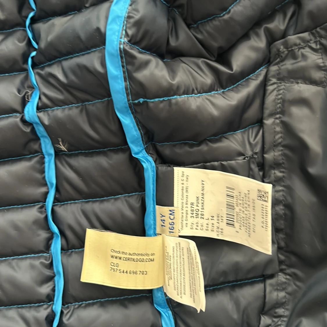 Blå dunjacka från Colmar - 91