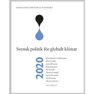 Klimatpolitik är ett komplext område där det finns ett behov av många perspektiv. I SNS Konjunkturråd 2020 ingår nio forskare från flera discipliner, med olika bakgrund och delvis också skiftande ståndpunkter i den klimatpolitiska debatten. De analyserar den svenska klimatpolitiken i ett globalt sammanhang genom att beskriva klimatförändringarnas orsaker och konsekvenser. Frågan om hur politiken ska kunna åstadkomma de önskade minskningarna av koldioxidutsläppen står i fokus. I rapporten besvaras även ett antal frågor som ofta diskuteras i den svenska debatten, till exempel hur effektivt det är med klimatbistånd och om Sverige bör skapa ett större fossilfritt elöverskott för export. SNS Konjunkturråd 2020 består av John Hassler (ordförande), Björn Carlén, Jonas Eliasson, Filip Johnsson, Per Krusell, Therese Lindahl, Jonas Nycander, Åsa Romson och Thomas Sterner.    Format Häftad   Omfång 343 sidor   Språk Svenska   Förlag SNS Förlag   Utgivningsdatum 2020-01-17   Medverkande Björn Carlén   Medverkande Jonas Eliasson   Medverkande Filip Johnsson   Medverkande Per Krusell   Medverkande Therese Lindahl   Medverkande Jonas Nycander   Medverkande Åsa Romson   Medverkande Thomas Sterner   ISBN 9789188637277  