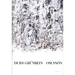 Om snön (inbunden) - Den tyske poeten och essäisten återvänder till filosofen René Descartes (15961650). Berättelsen tar sin början vintern 1619 och slutar trettio år senare i Stockholm. I fyrtiotvå sånger skildras tänkarens liv, trettioåriga krigets fasor och rationalismens födelse ur snöns ande. Om snön räknas som ett av Grünbeins mest centrala verk.    Format Inbunden   Omfång 155 sidor   Språk Svenska   Förlag Ersatz   Utgivningsdatum 2018-03-27   Medverkande Ulrika Wallenström   Medverkande Håkan Liljemärker   ISBN 9789187891731  