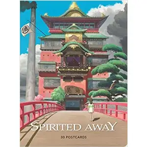 A must-have for animation fans of all ages, this postcard collection celebrates the award-winning masterpiece Spirited Away from Studio Ghibli, the legendary animation studio in Japan. Featuring 30 final frames from the film-all hand-drawn and gorgeously detailed-these collectible, one-of-a-kind postcards take you on a remarkable journey through director Hayao Miyazaki's fantastic supernatural spirit world. * LUXE POSTCARD FORMAT: 30 different full-color images printed on quality cardstock and bound in a portfolio cover. Cards are easy to remove to send or frame. Features a range of key scenes and characters from the film!* GREAT GIFT: Fans of Spirited Away, Hayao Miyazaki and Studio Ghibli will love this collection of postcards. A unique present for animation enthusiasts, collectors, and fans of Japanese art, stationery, and pop culture. * BELOVED STUDIO WITH MASSIVE FAN BASE WORLDWIDE: Miyazaki is often called the 