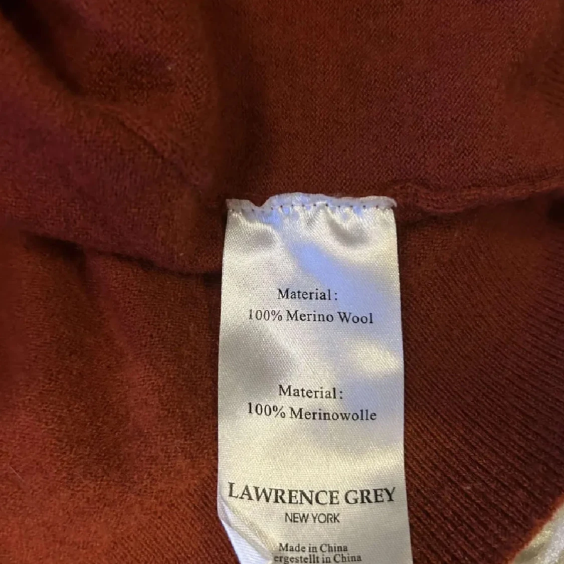 Rostfärgad ulltröja från Lawrence Grey - 91