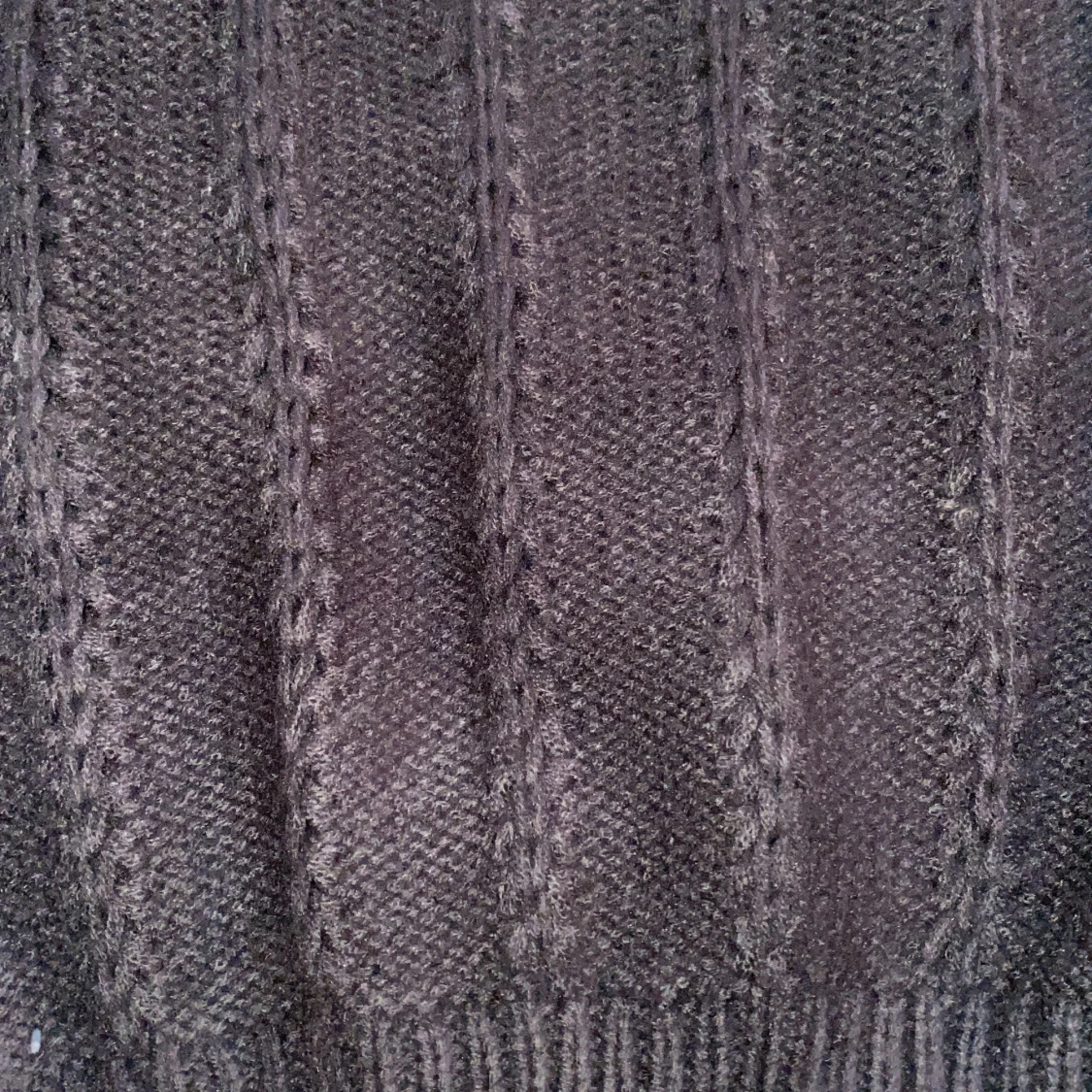 Svart Stickad blus  - 92