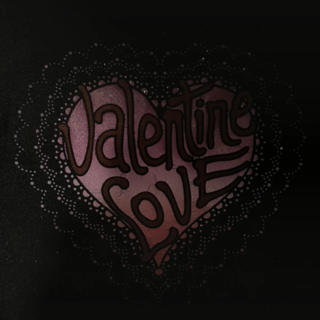 Vintage Glitter Svart Blus - 90