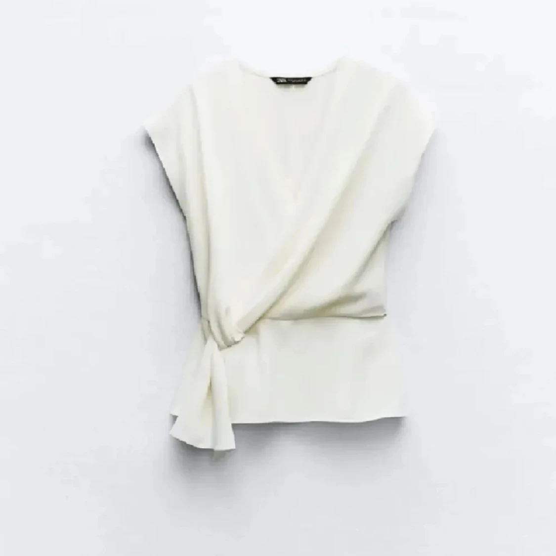 Vit omlett topp från zara