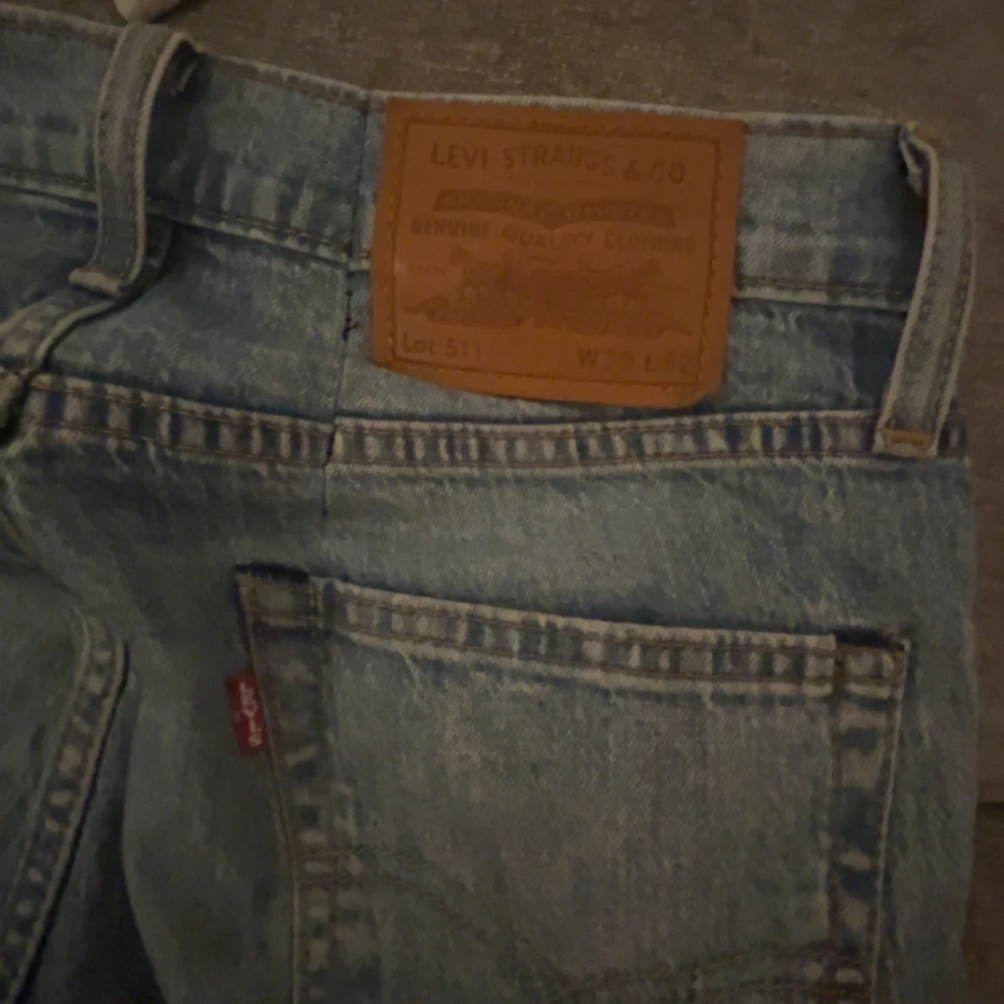 Levi's 511 jeans i ljusblå denim - 91