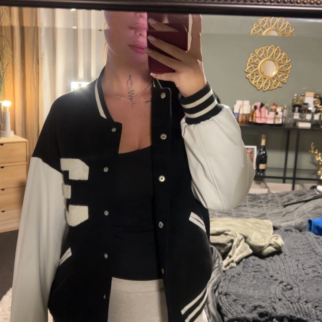 Oversized collegejacka - 90