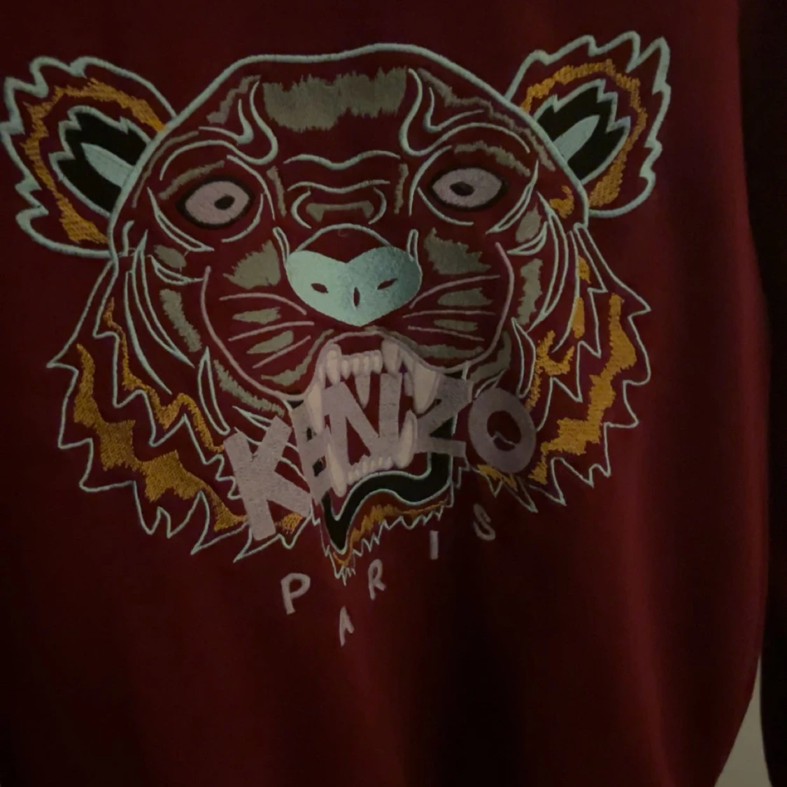 Vinröd sweatshirt från Kenzo - 91