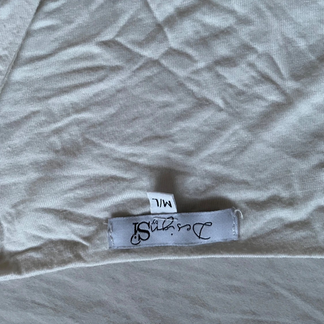 Vit långärmad topp från Design by Si - 92