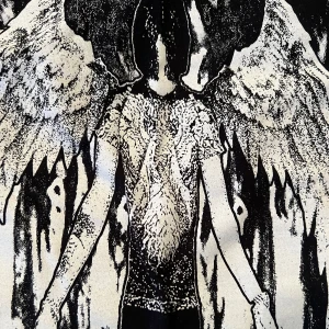Sematary ”Haunted Mound Angels Tour” Tee - Haunted mound shirt buyed from da show in Stockholm. Awsom shirt i like it, but i kot Wear no more… prolly not being sold evr again. Size small runs big! Rare japanese archive piece. Pics do not do ts shirt justice!