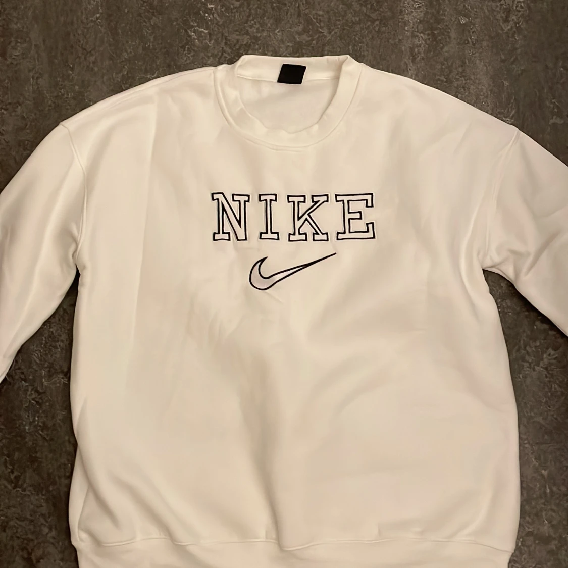 Vit vintage sweatshirt från Nike
