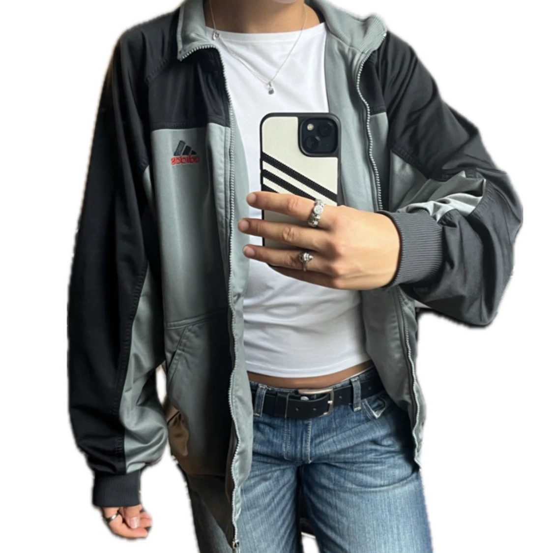 Vintage Adidas zip up - 1