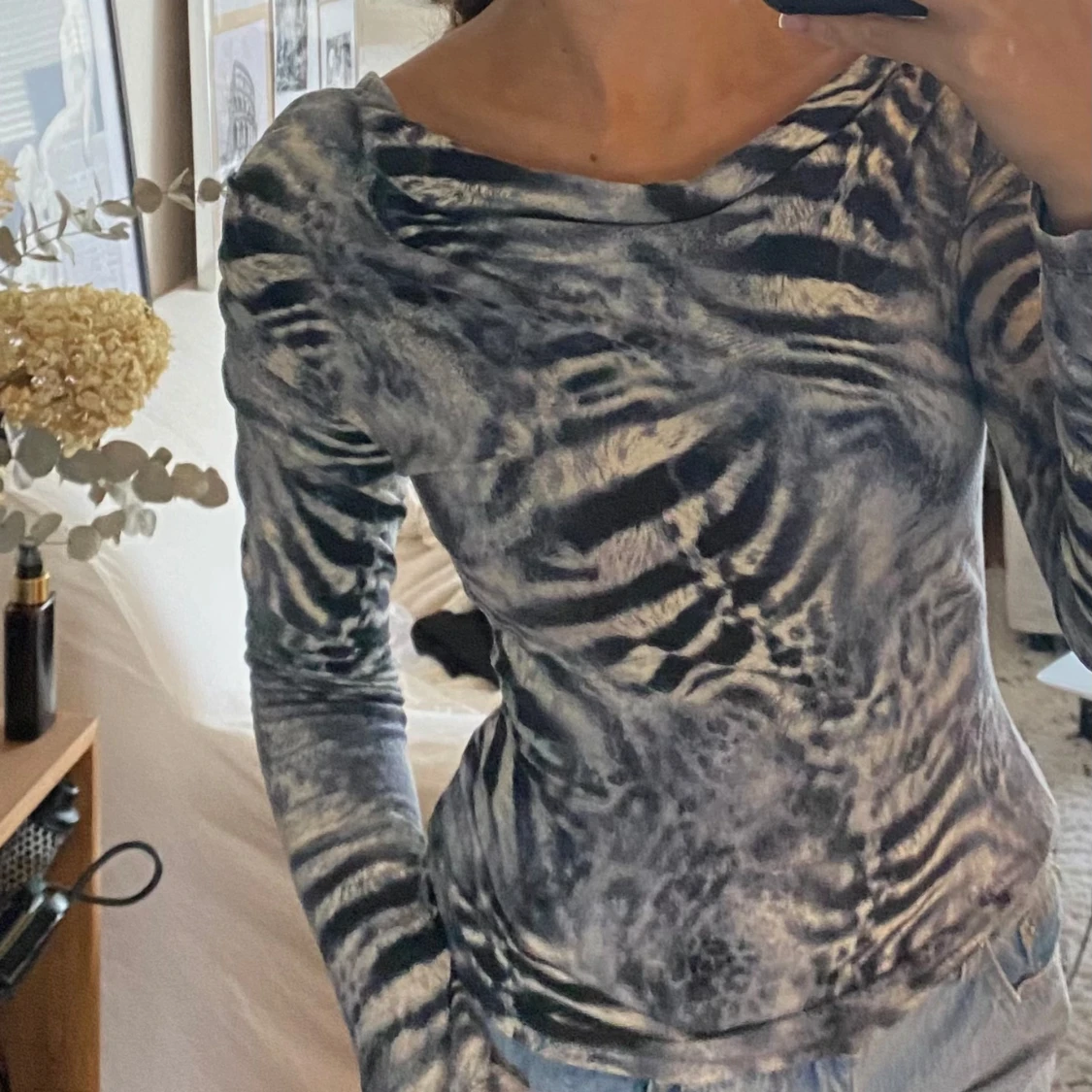 Djurmönstrad topp - 93