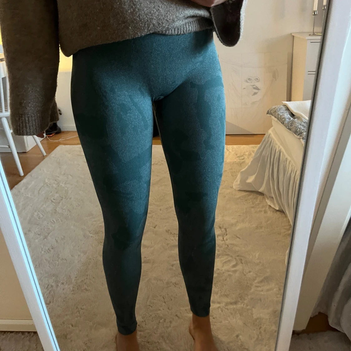 Gröna leggings med mönster - 90