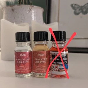 Doftoljor - Doftoljor i juliga dofter (se dofter på bilderna) 🫶🏻 kan köpas separat, hör av dig om du är intresserad! 