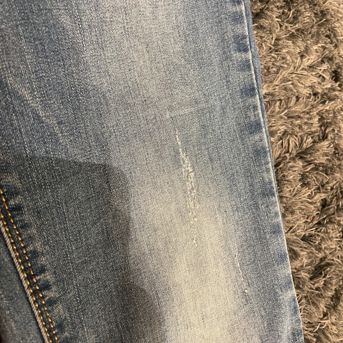 Blå bootcut jeans - 90