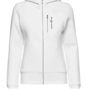 Vit hoodie från Sail Racing - Strorlek 170. Den är använd några få gånger och har inga tecken på användning pris kan diskuteras! Den är köpt för 1000