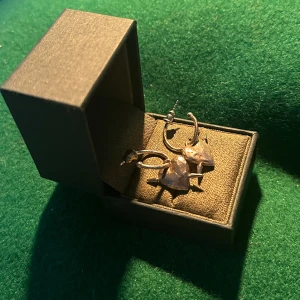 Maria Nilsdotter örhängen - Säljer nu mina älskade Maria Nilsdotter örhängen, original plumparna är borta men dom som sitter på medföljer. Nypris 2295 STYCK! Båda säljer jag för 3500. Inga andra skador, som nya. Box medföljer