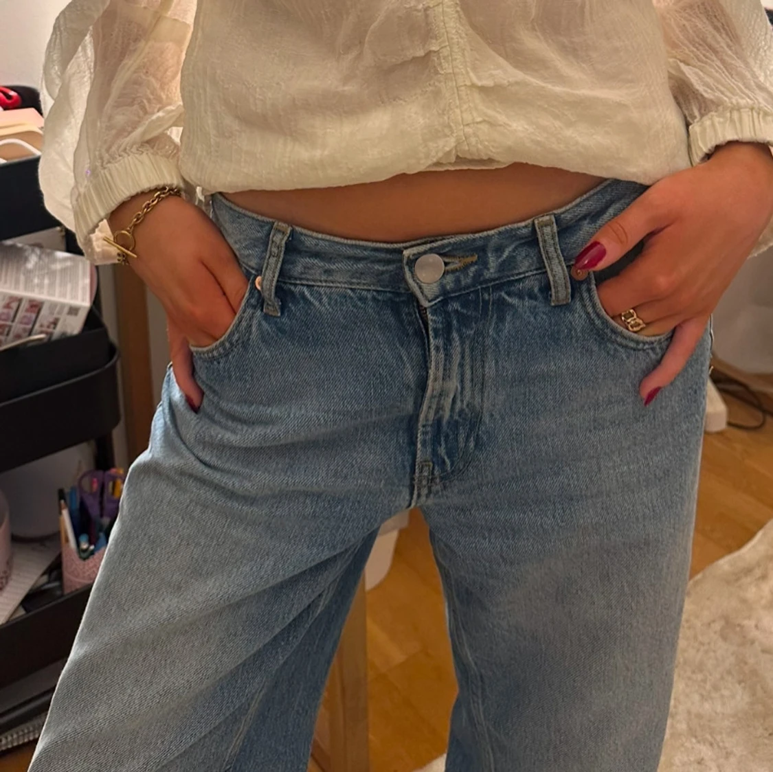 Blå jeans Lindex - 3