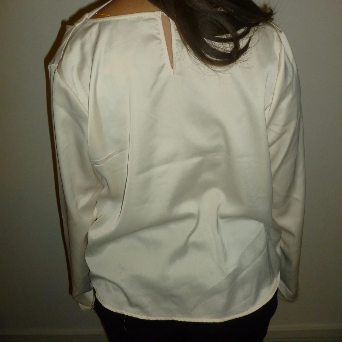 Lyxig satin blus - 1