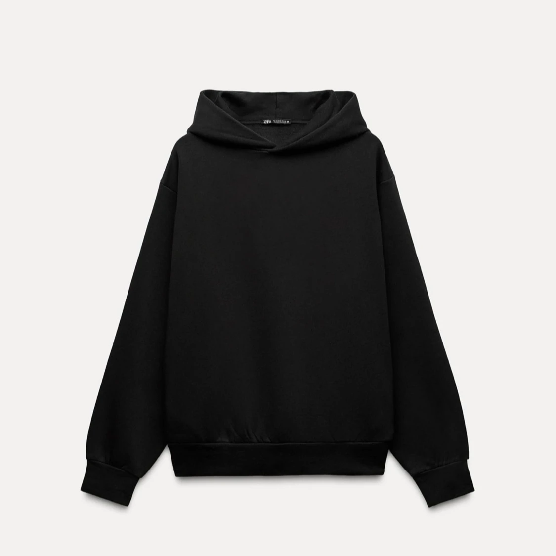 Svart hoodie från Zara