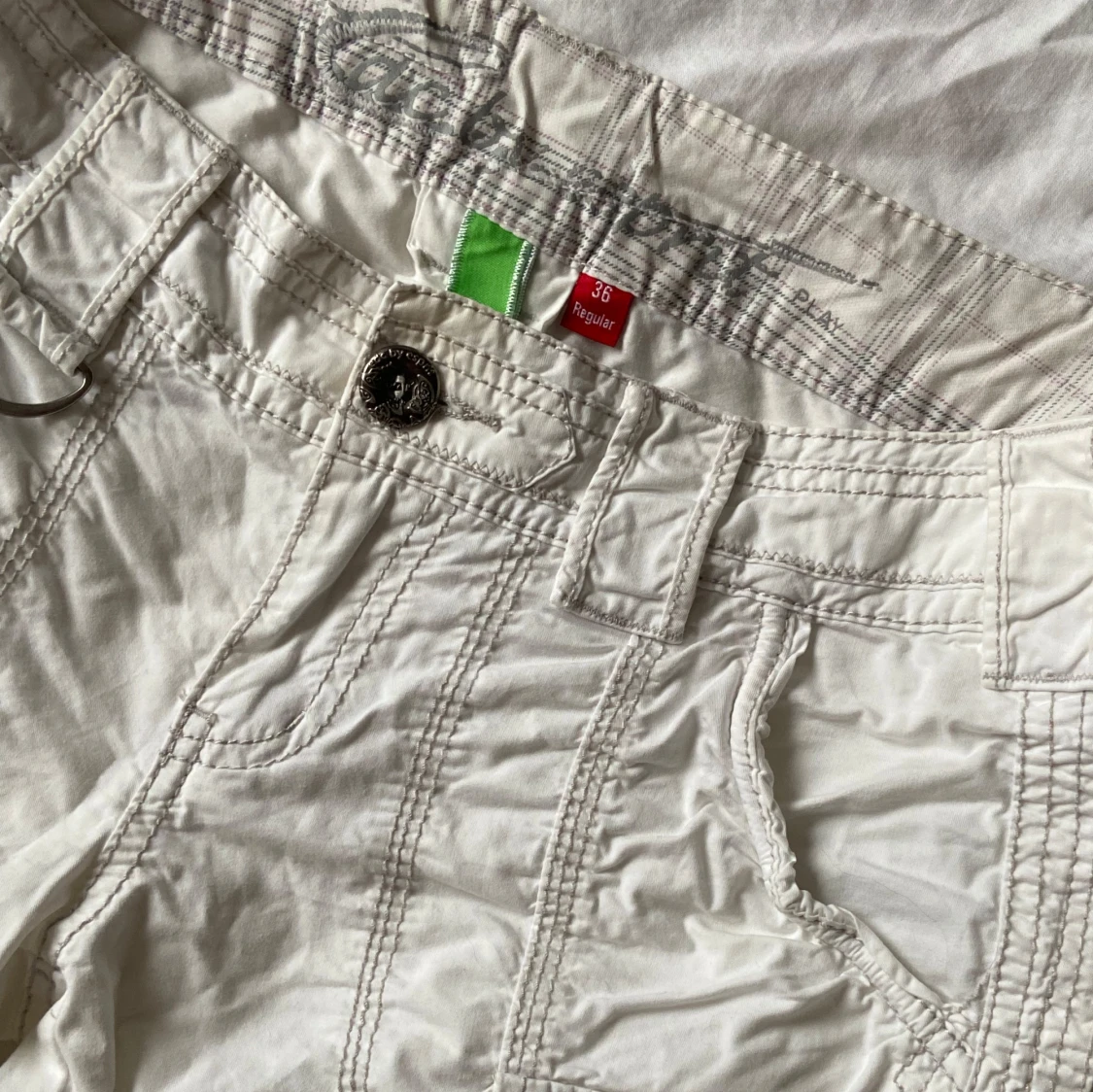 Bootcut Cargobyxor  - 4