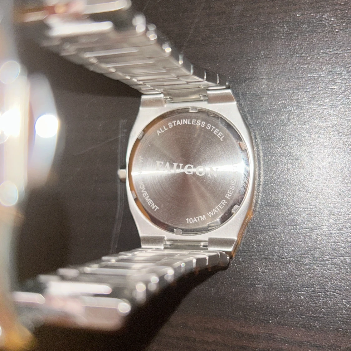 Silverfärgad klocka från Faucon - 3
