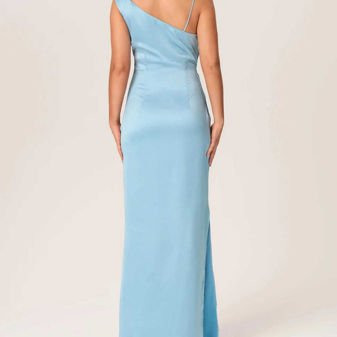 Blå maxi klänning - 2