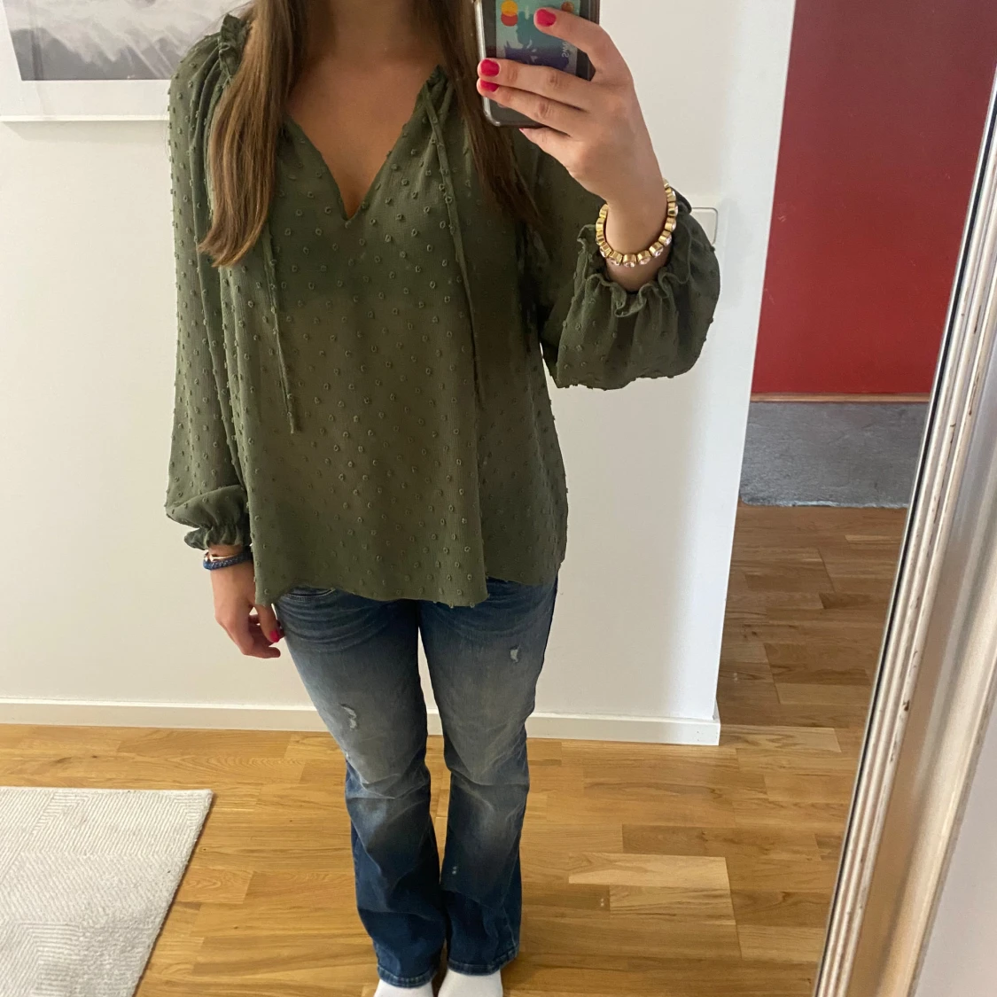 Grön blus från Zara