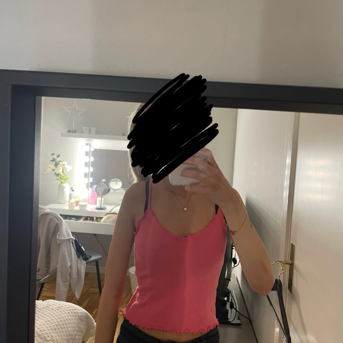 Rosa ribbad linne - 90