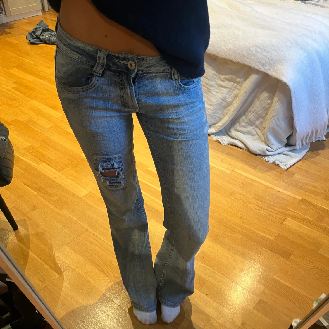  Lågmidjade jeans  - 90