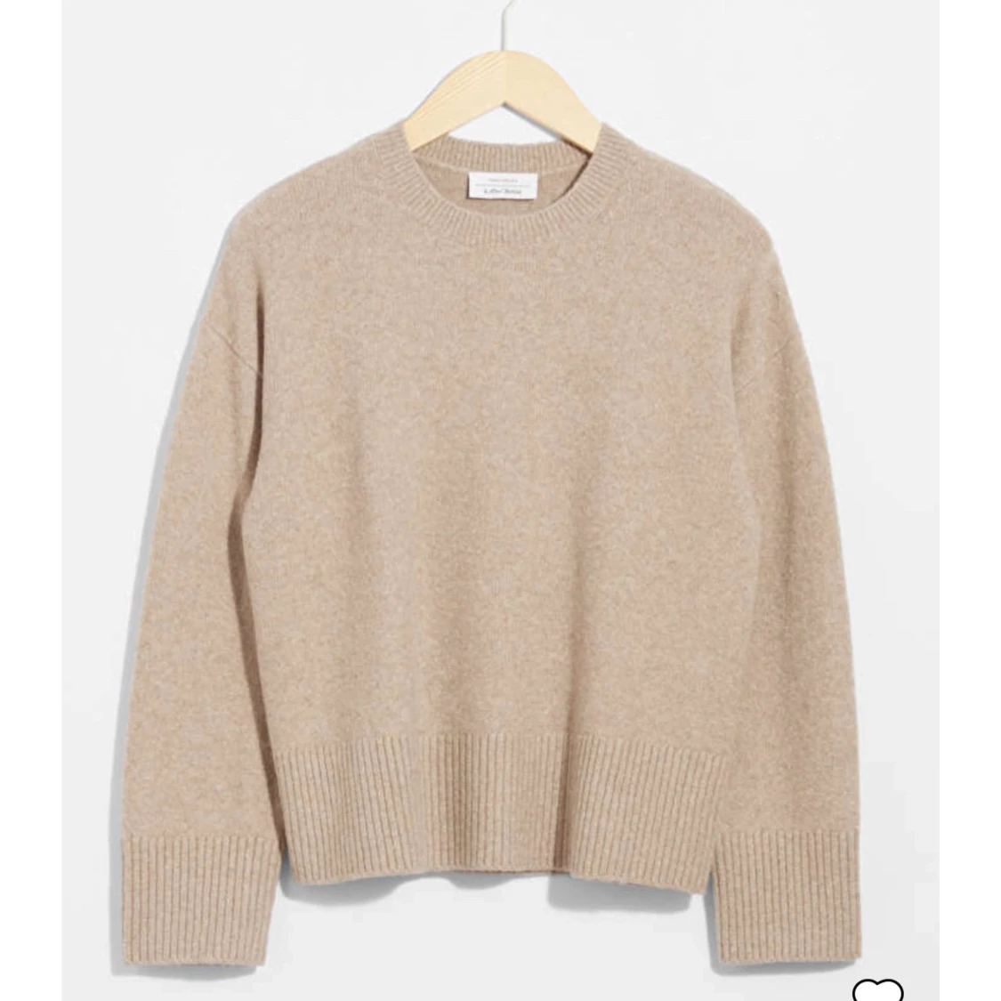 Beige Stickad tröja