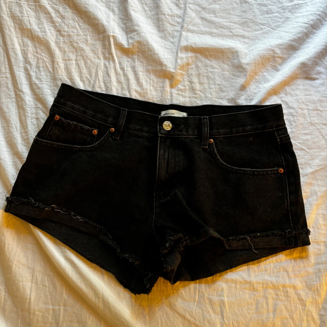 Lågmidjade Jeansshorts