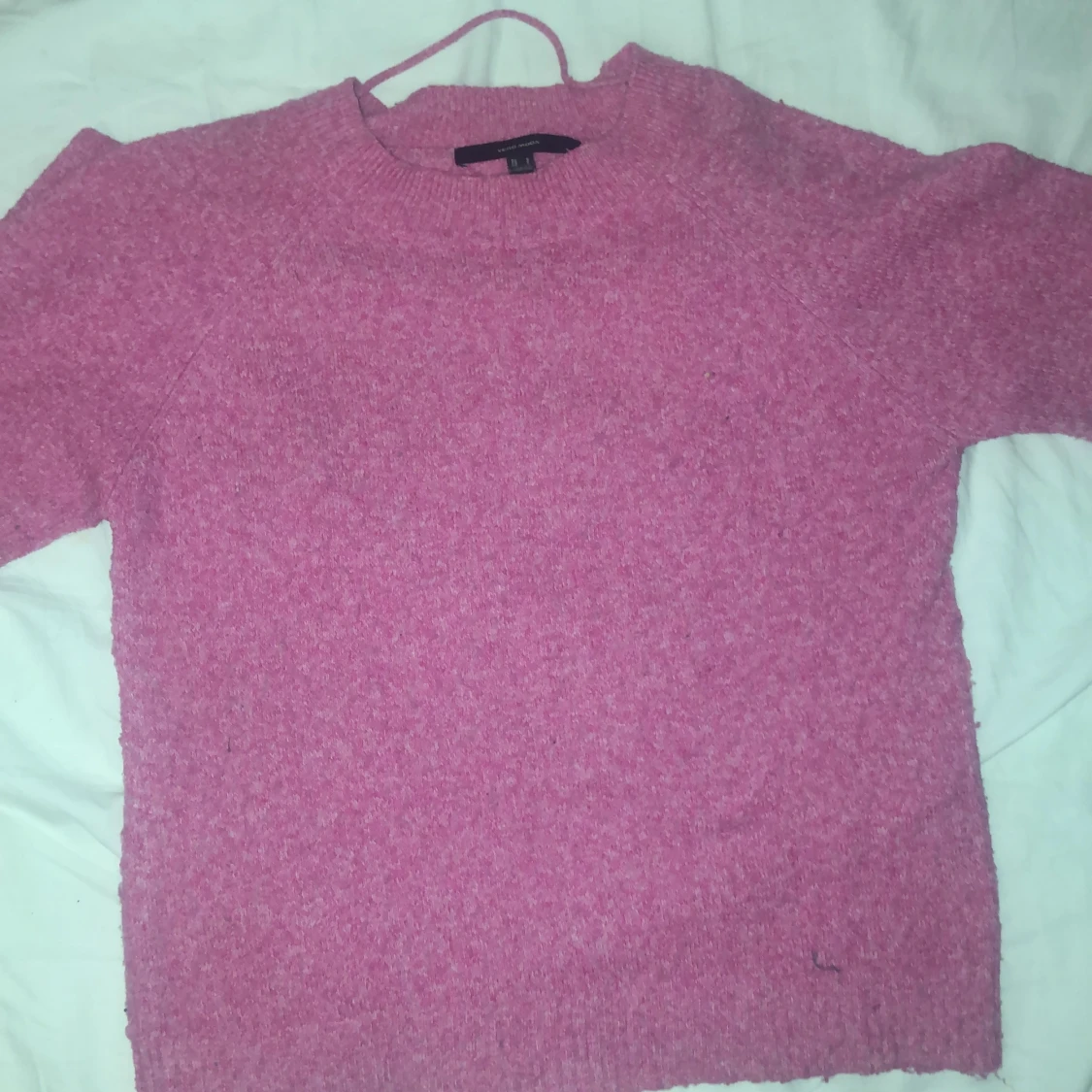 Rosa stickad tröja - 91