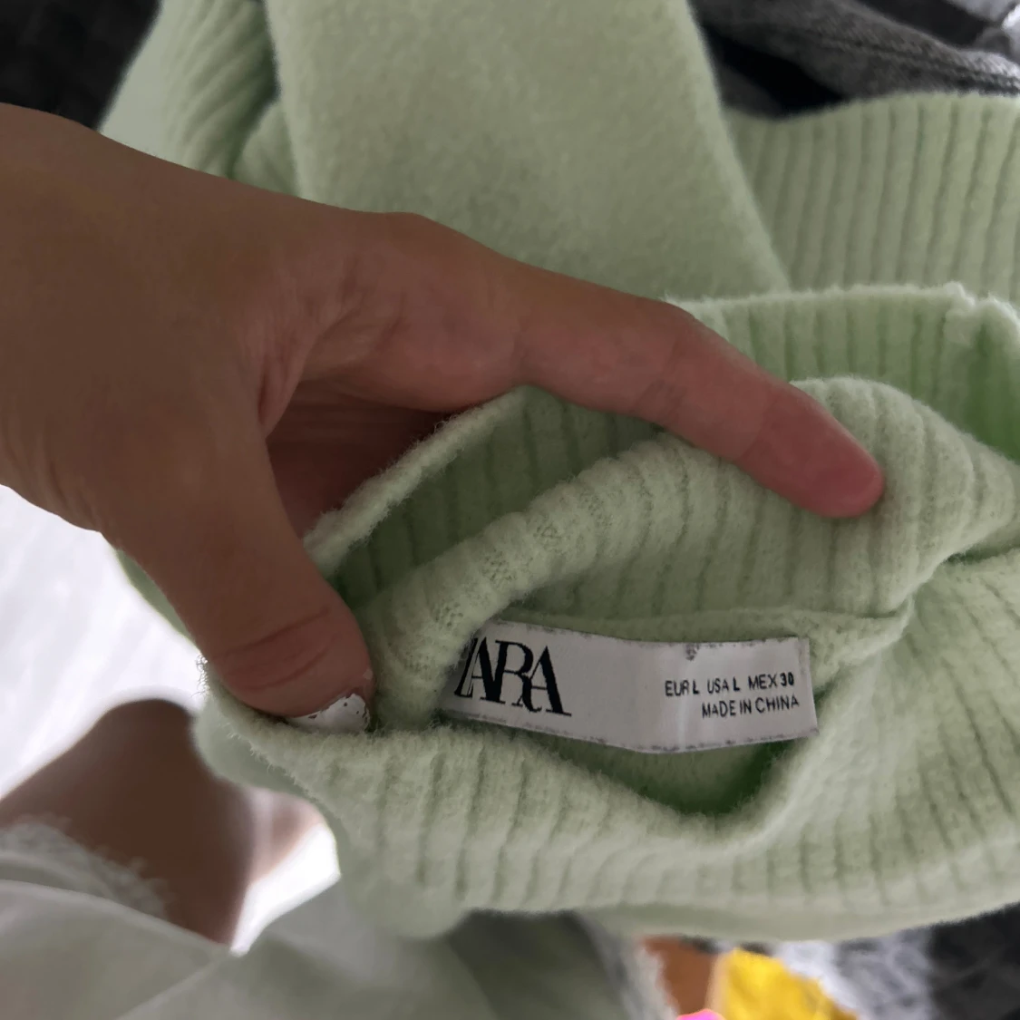 Stickad Zara tröja  - 90