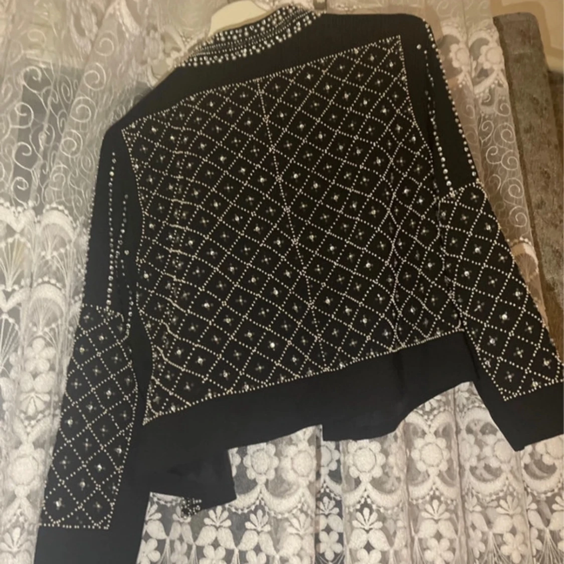 Jätte fint Blazer med pärlor  - 91