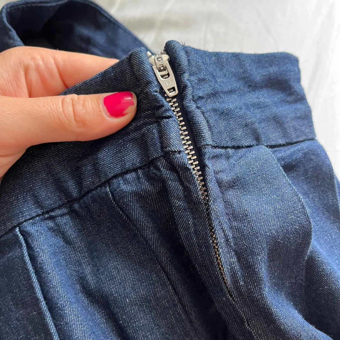 Plisserad jeanskjol - 92