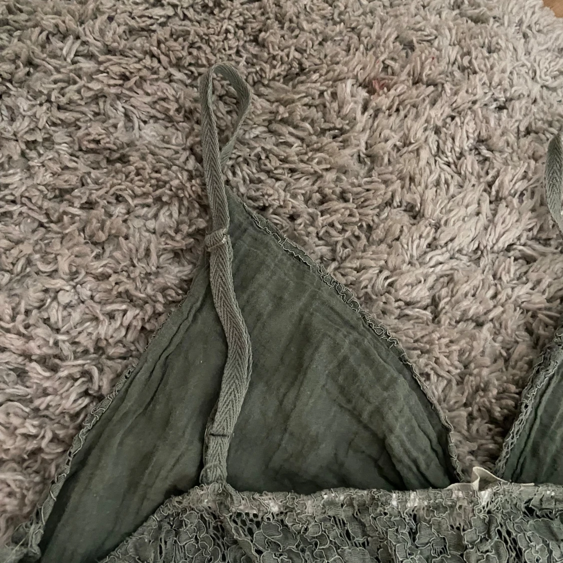 Söt grön spets topp - 93