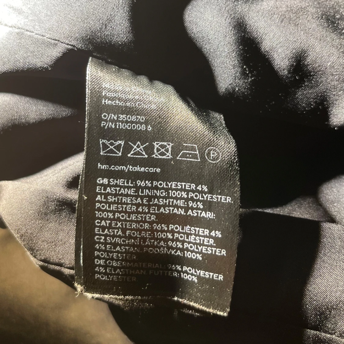 Svart polyester väst från H&M - 91