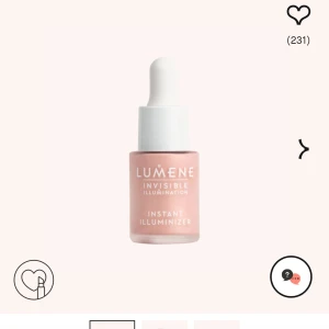 Lumene Illuminizer Rosy Dawn - Säljer en Lumene Illuminizer i färgen Rosy Dawn, bara testad på handen och ligger fortfarande i förpackningen köpt för 400kr, gå in i min profil för har mer där 