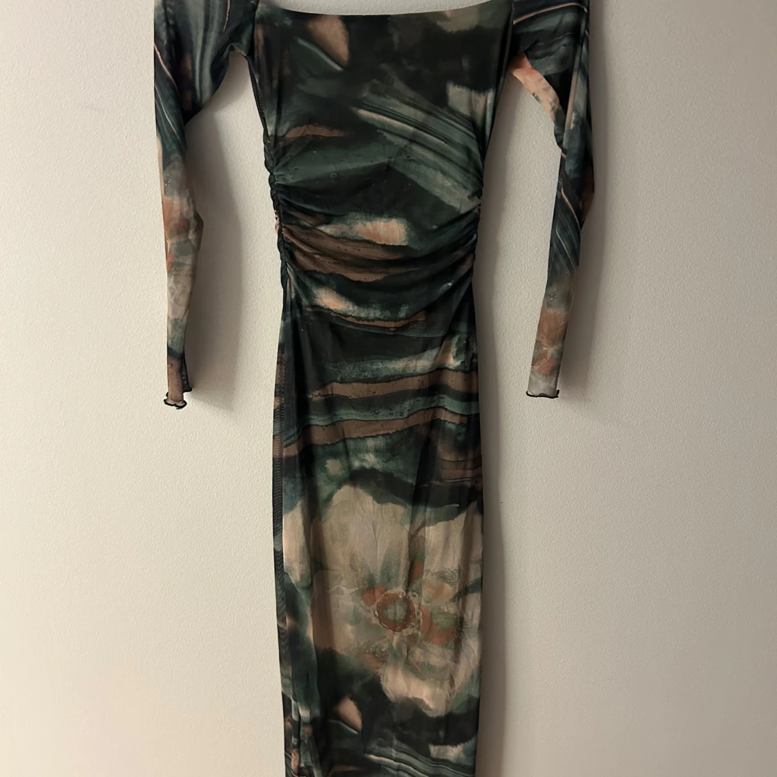 Maxi grön mesh klänning XS - 92