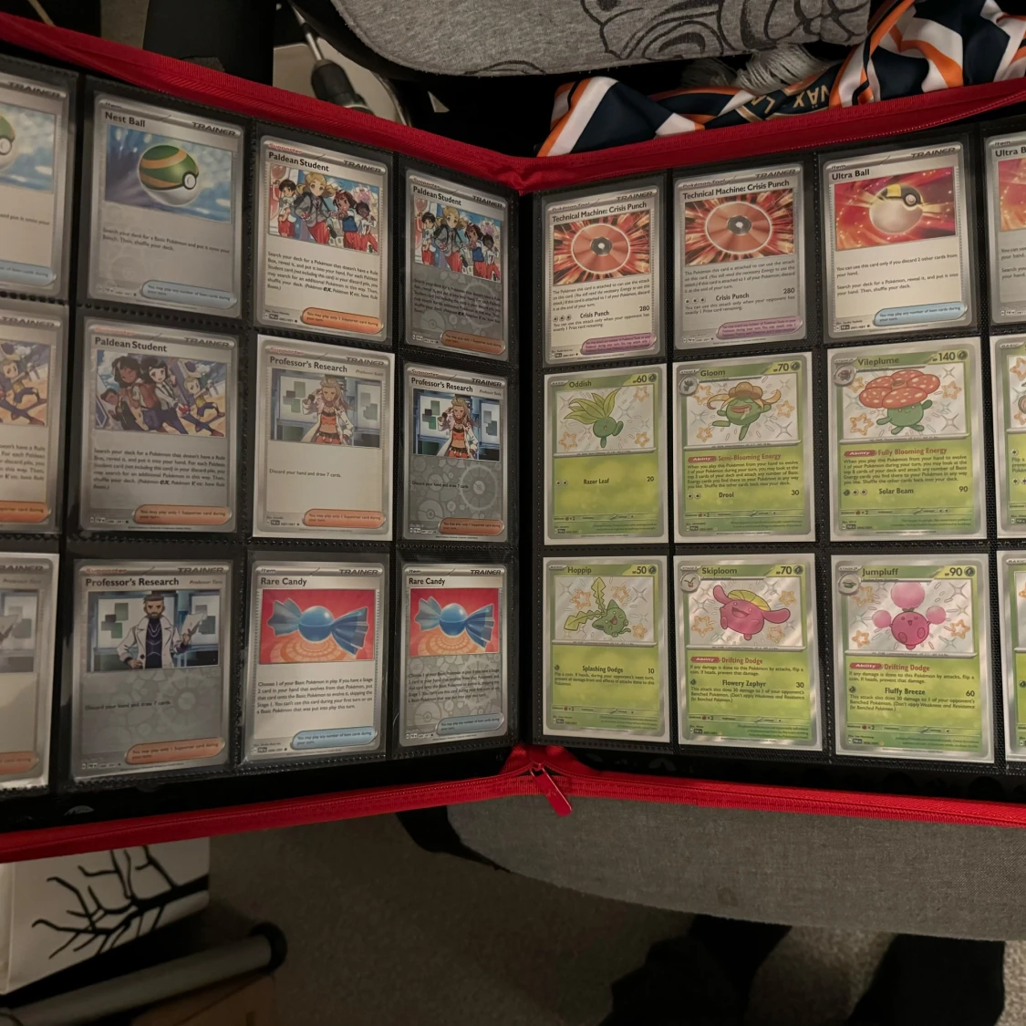 Paldean Fates - Pokemon - Komplett bas set - common, reverse holo, holo, ex - 93