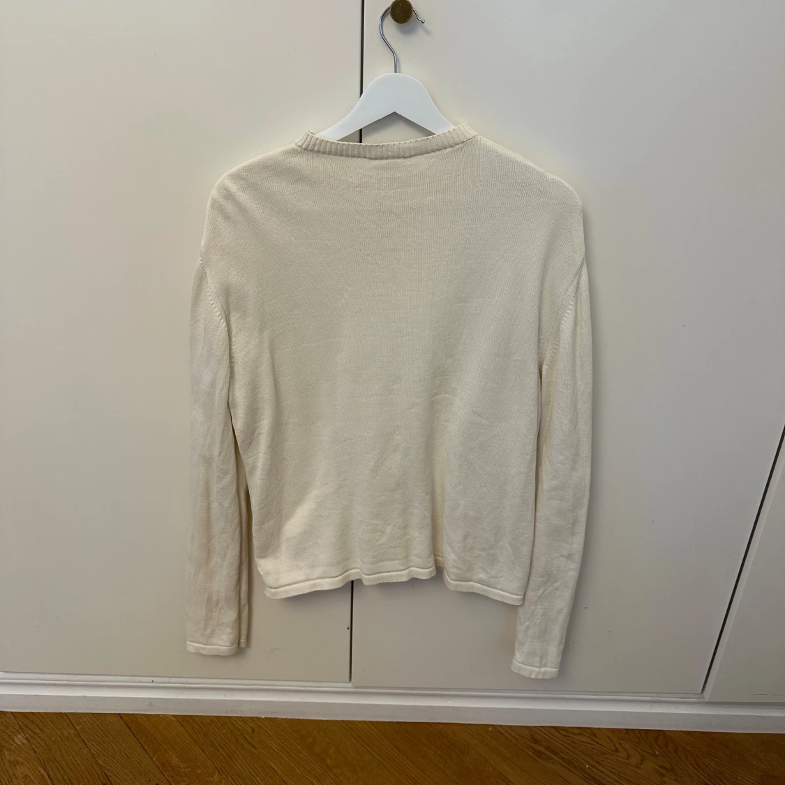 Djerf Avenue Button Up Cardigan Cream - 91