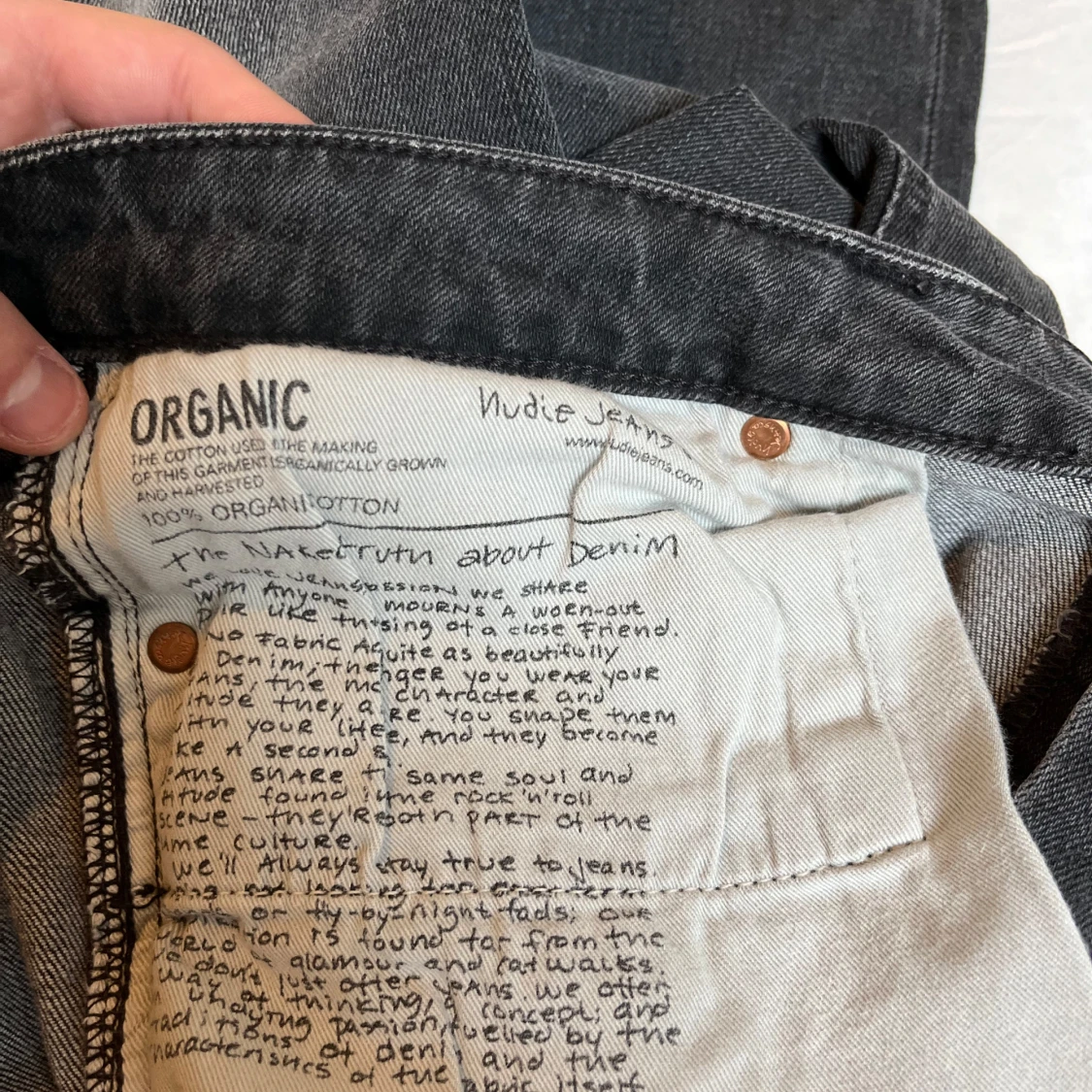 Svarta jeans från Nudie Jeans - 4