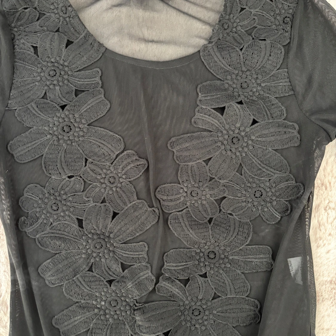 Svart långärmad body från In Vogue Paris - 1