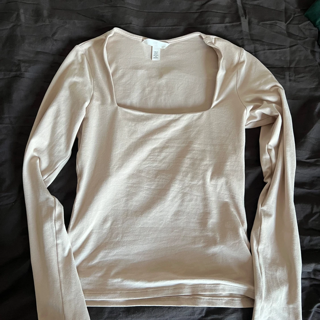 Beige långärmad topp från H&M - 1