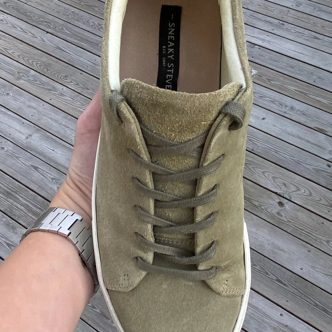 Gröna Sneaky Steve skor - 93