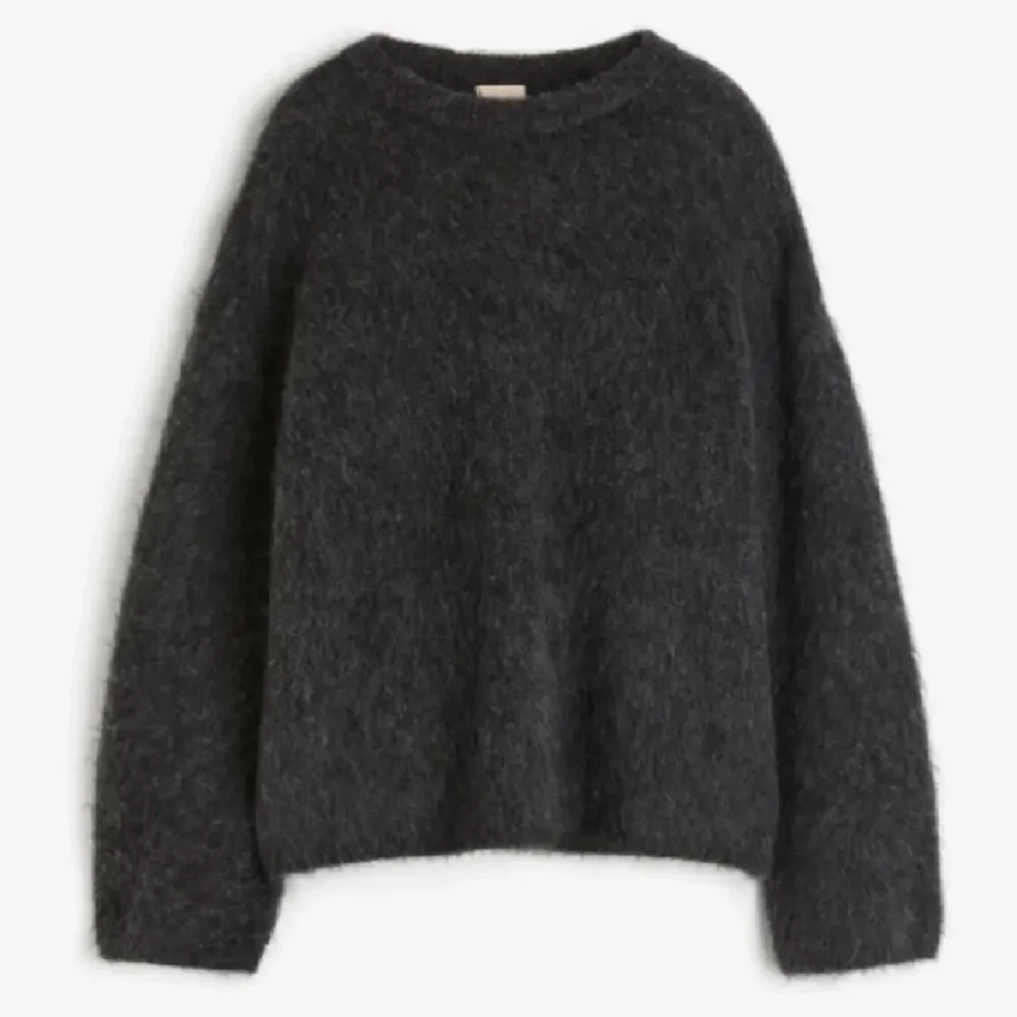 Mörkgrå morhair tröja