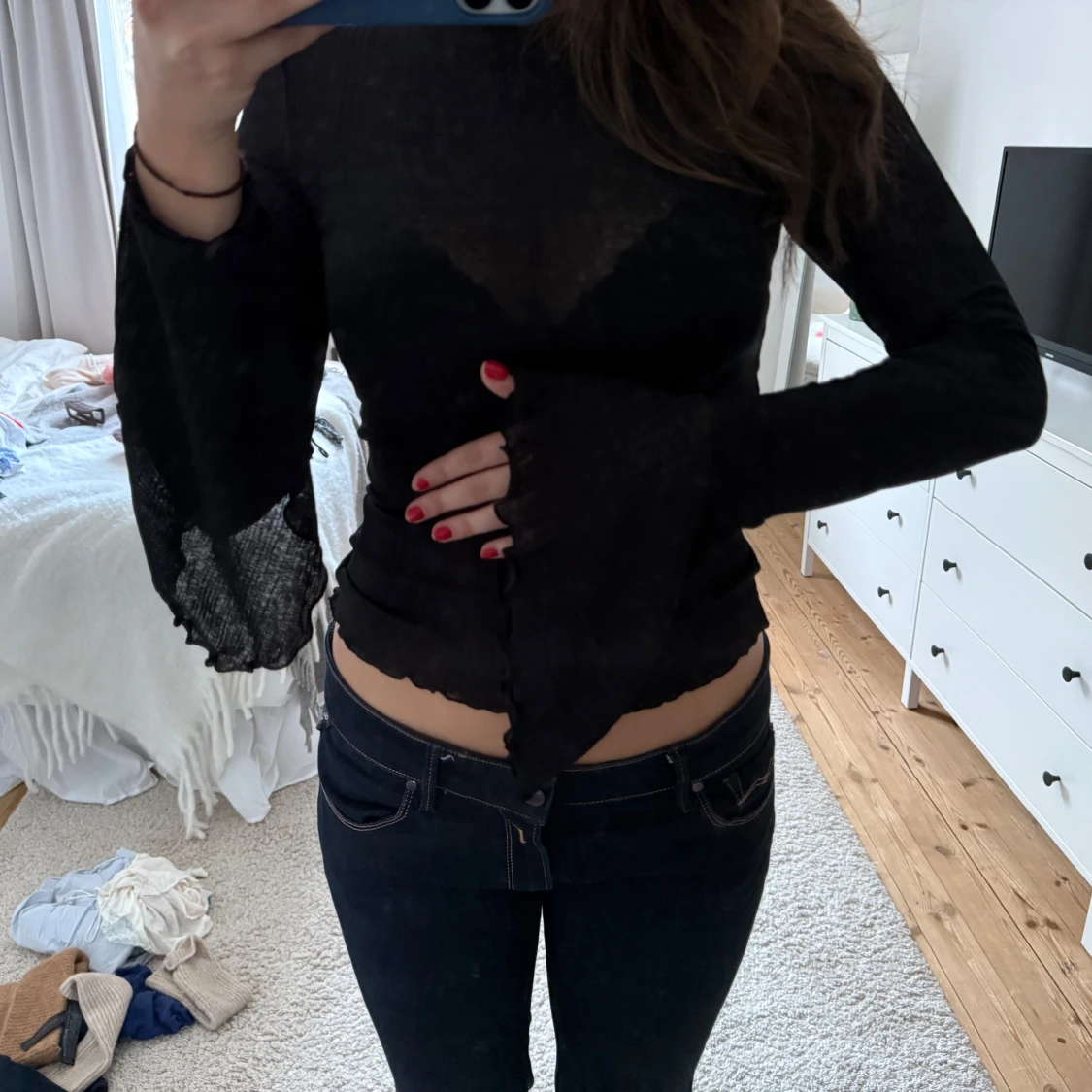 Genomskinlig topp - 91