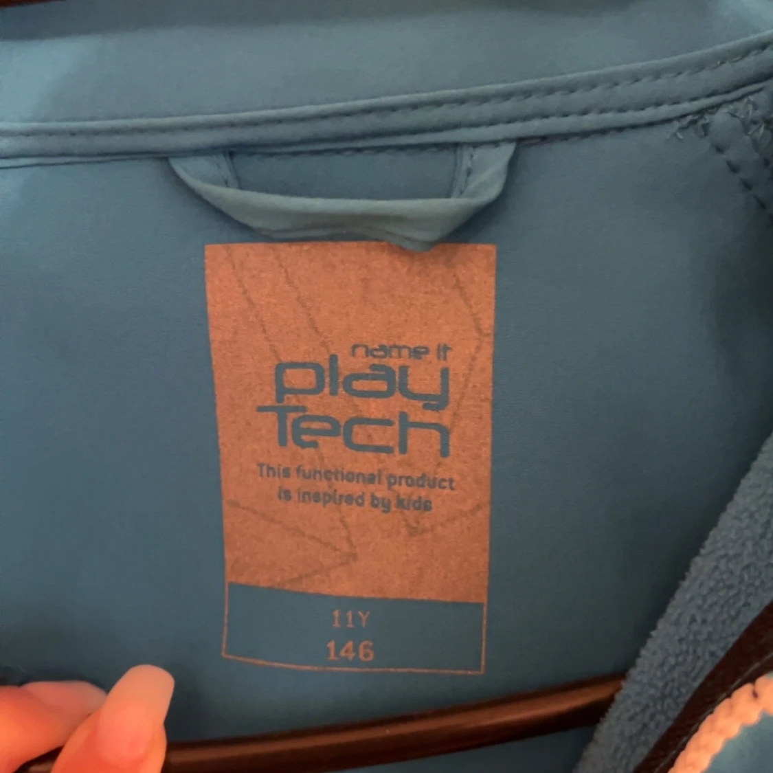 Blå vindjacka från Name It - 90